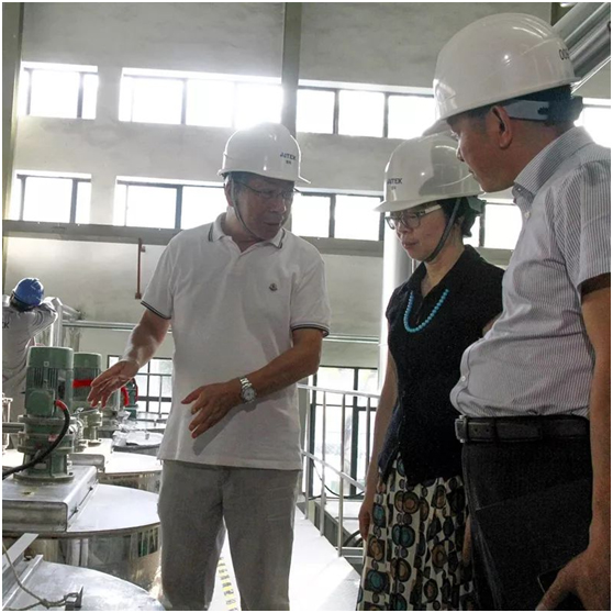 宁波高新区管委会主任黄利琴书记到我司指导工作